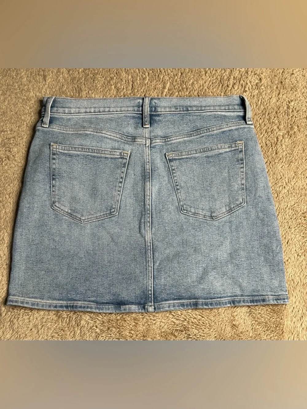 J. Crew Light Blue Denim Mini Skirt - Picture 2 of 5